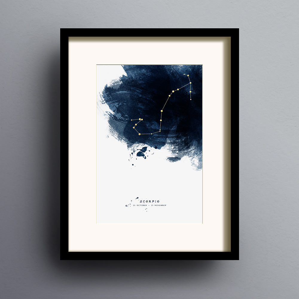 Scorpio Constellation Print by Dig The Earth