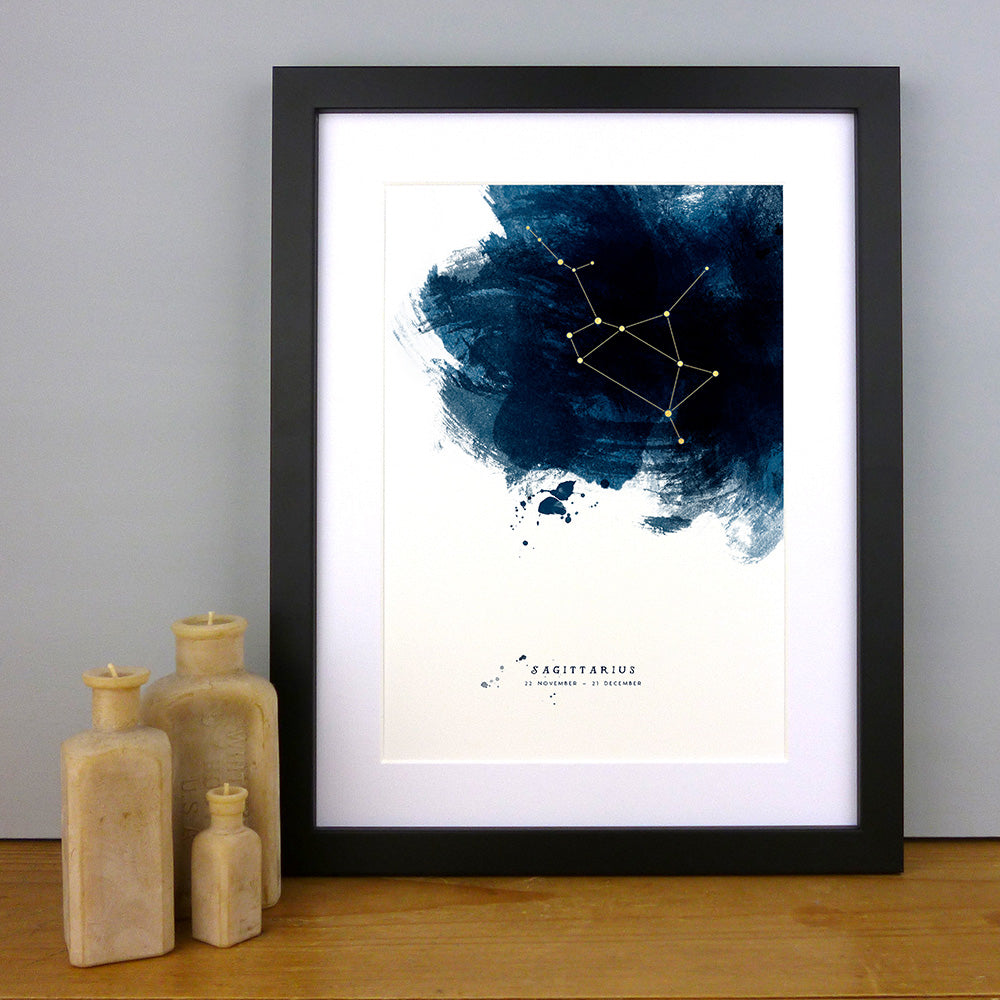 Sagittarius Constellation Print by Dig The Earth