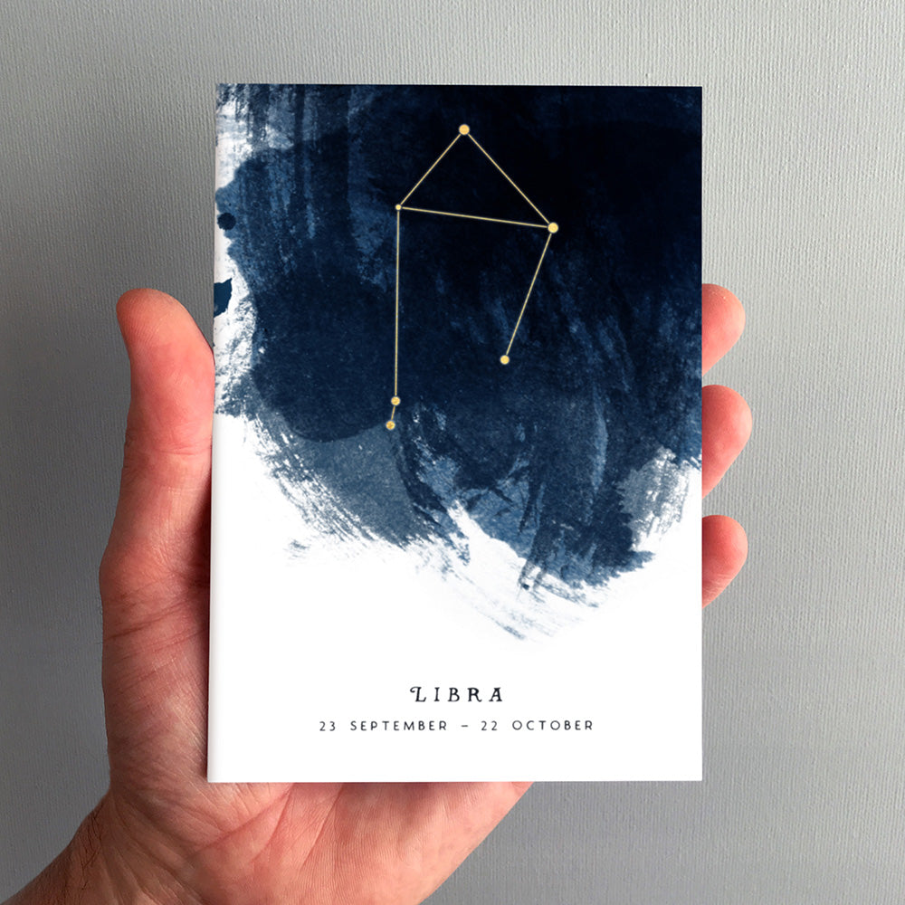 Libra Constellation Greeting Card by Dig The Earth