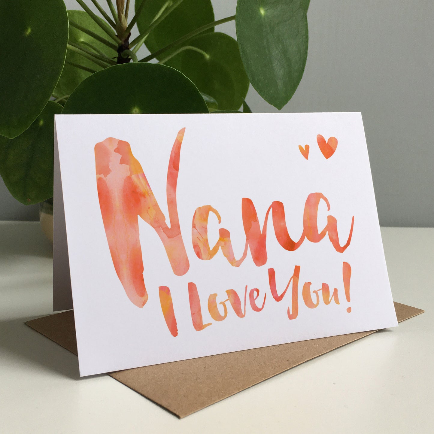 Nana I Love You Greeting Card by Dig The Earth