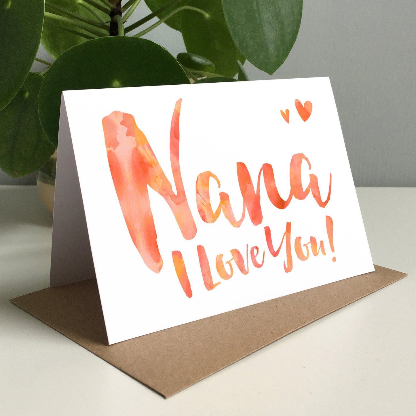 Nana I Love You Greeting Card by Dig The Earth