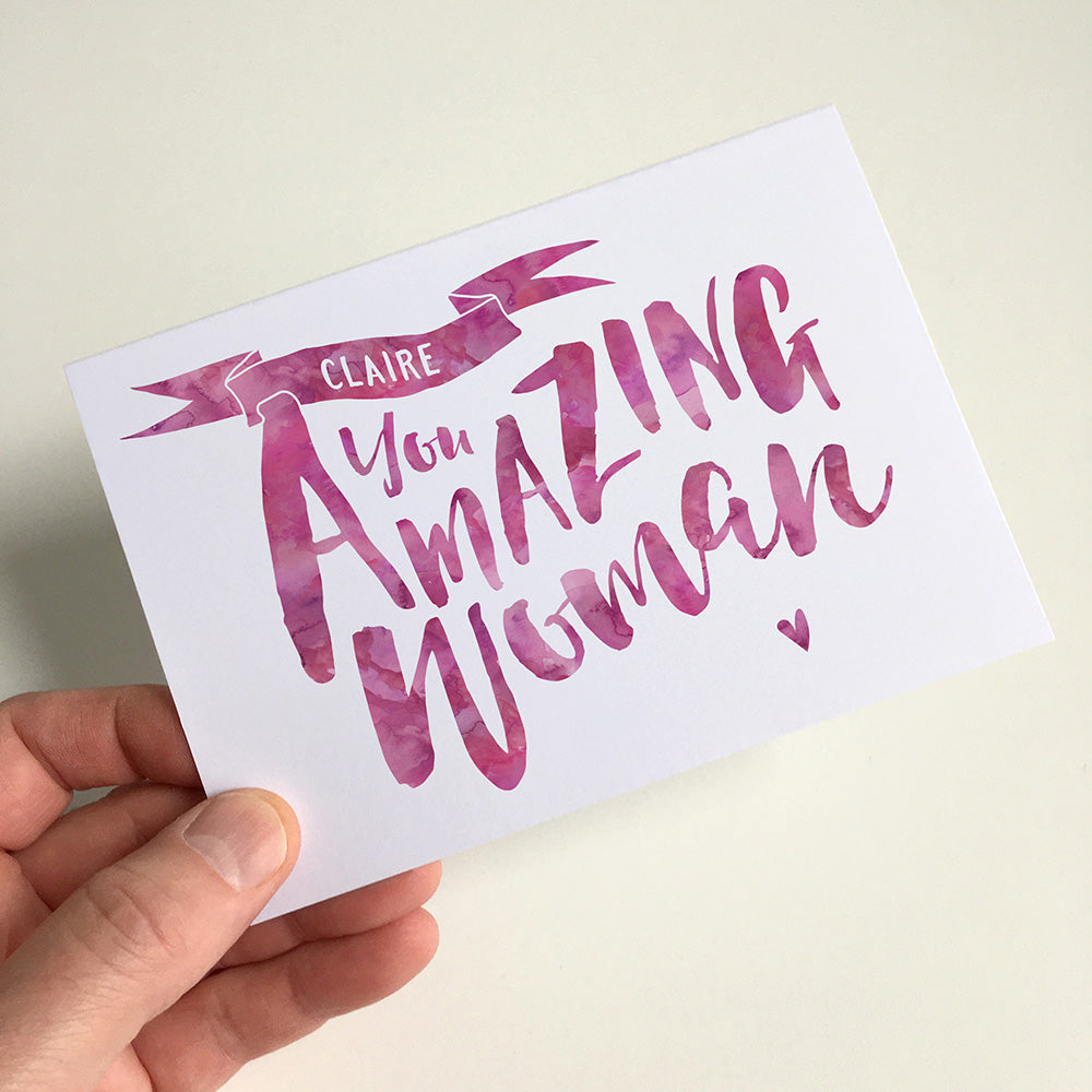 You Amazing Woman Greeting Card by Dig The Earth
