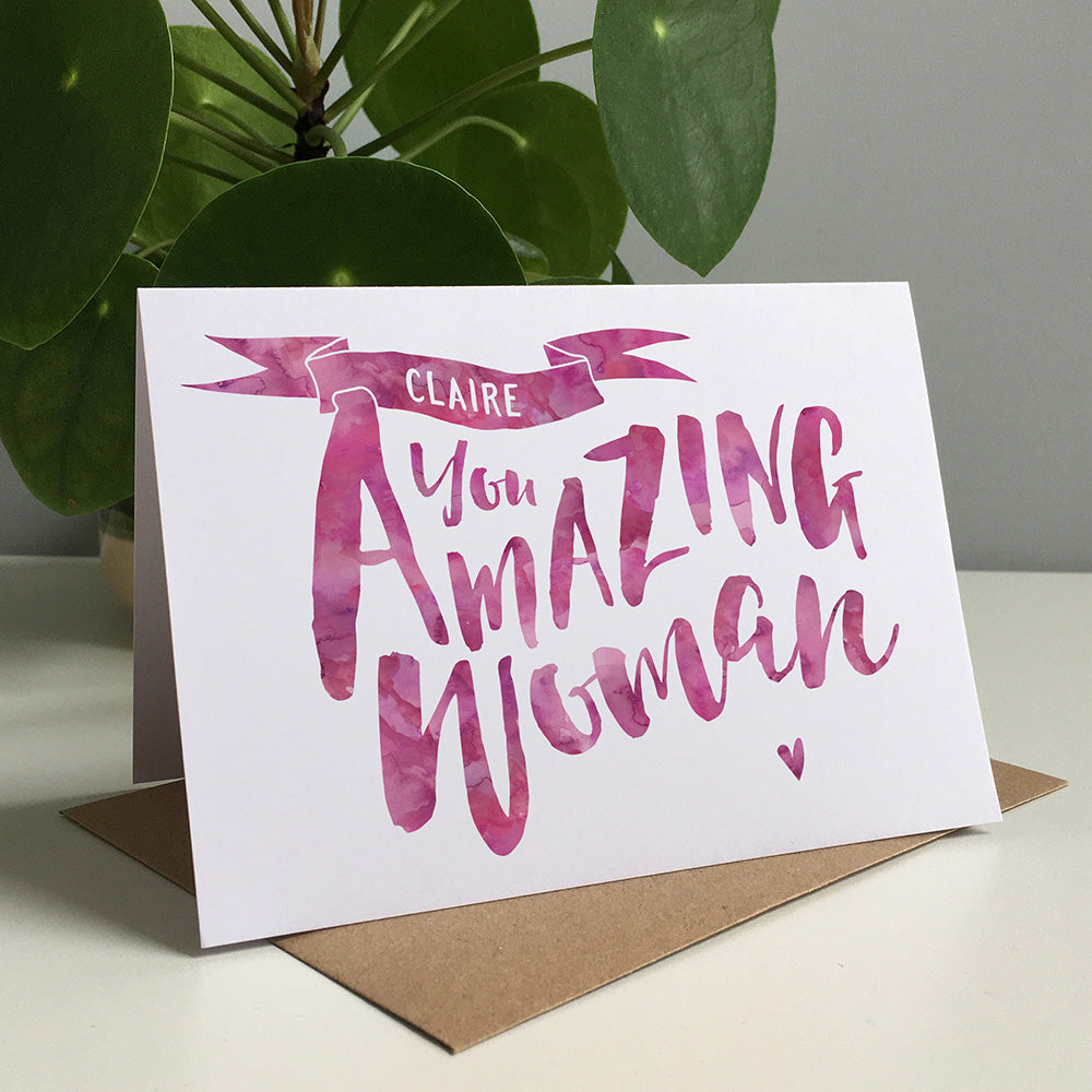You Amazing Woman Greeting Card by Dig The Earth