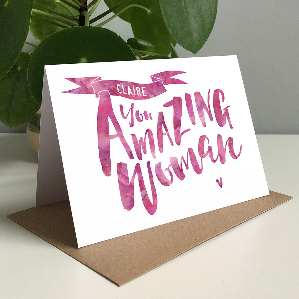 You Amazing Woman Greeting Card by Dig The Earth