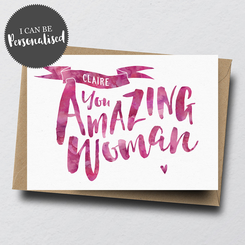 You Amazing Woman Greeting Card by Dig The Earth
