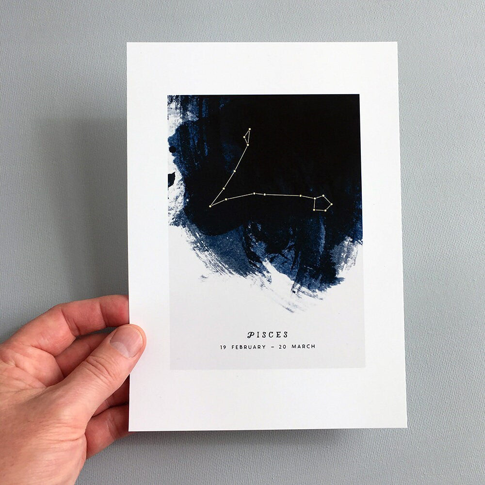 Zodiac Constellation Mini Art Print