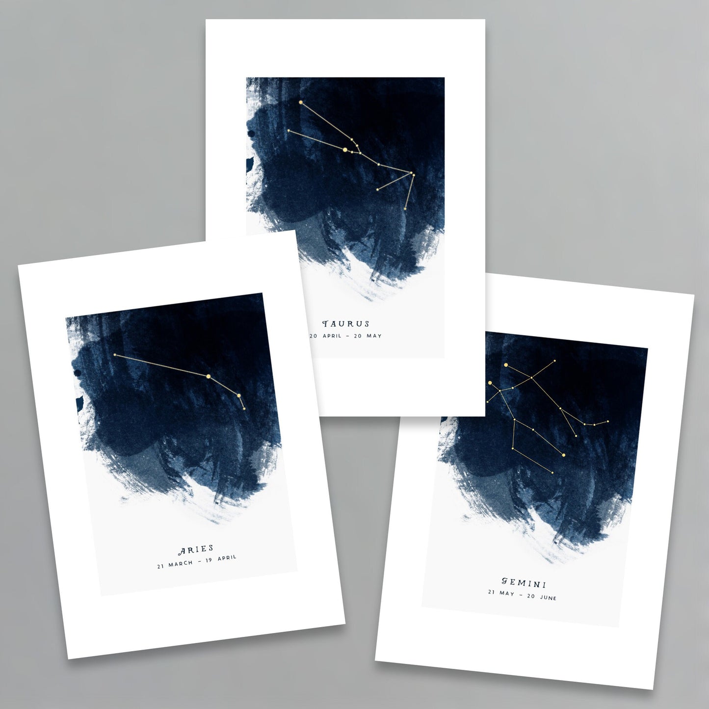 Zodiac Constellation Mini Art Print