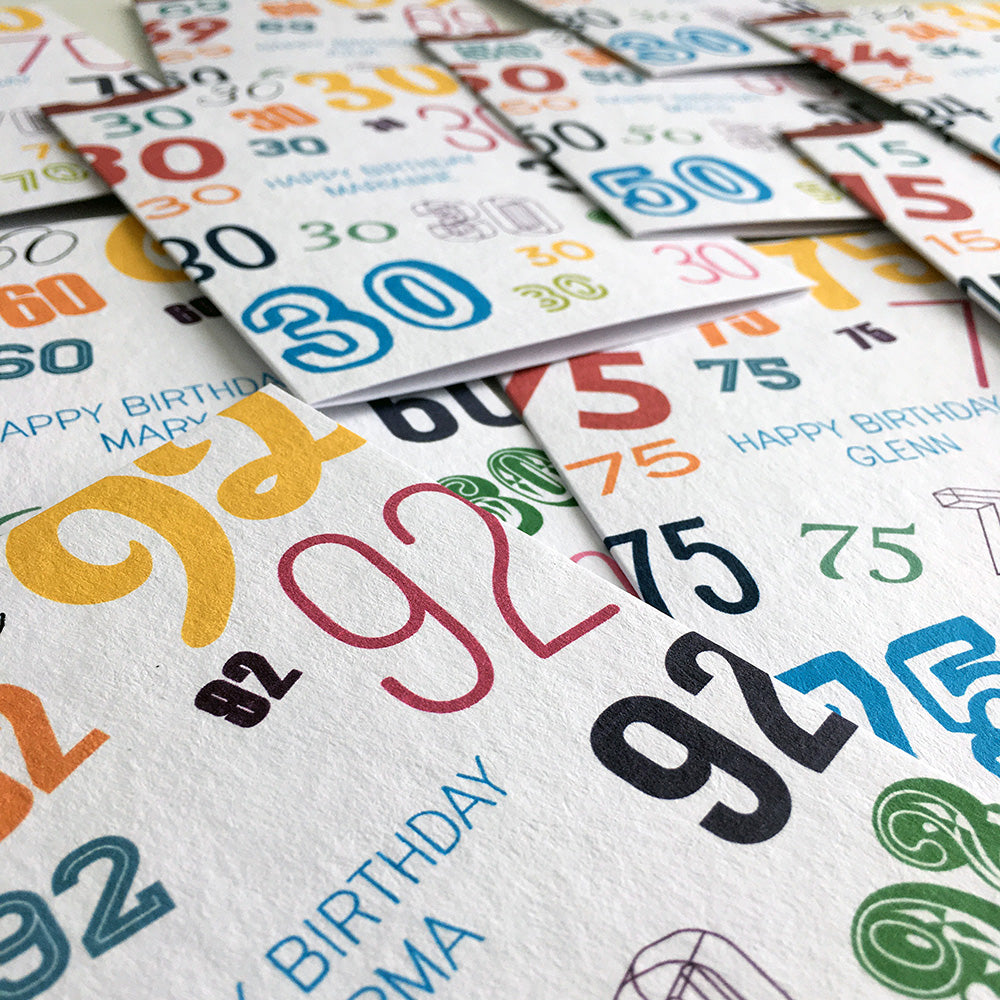 Age Is Just A Number Greeting Card by Dig The Earth