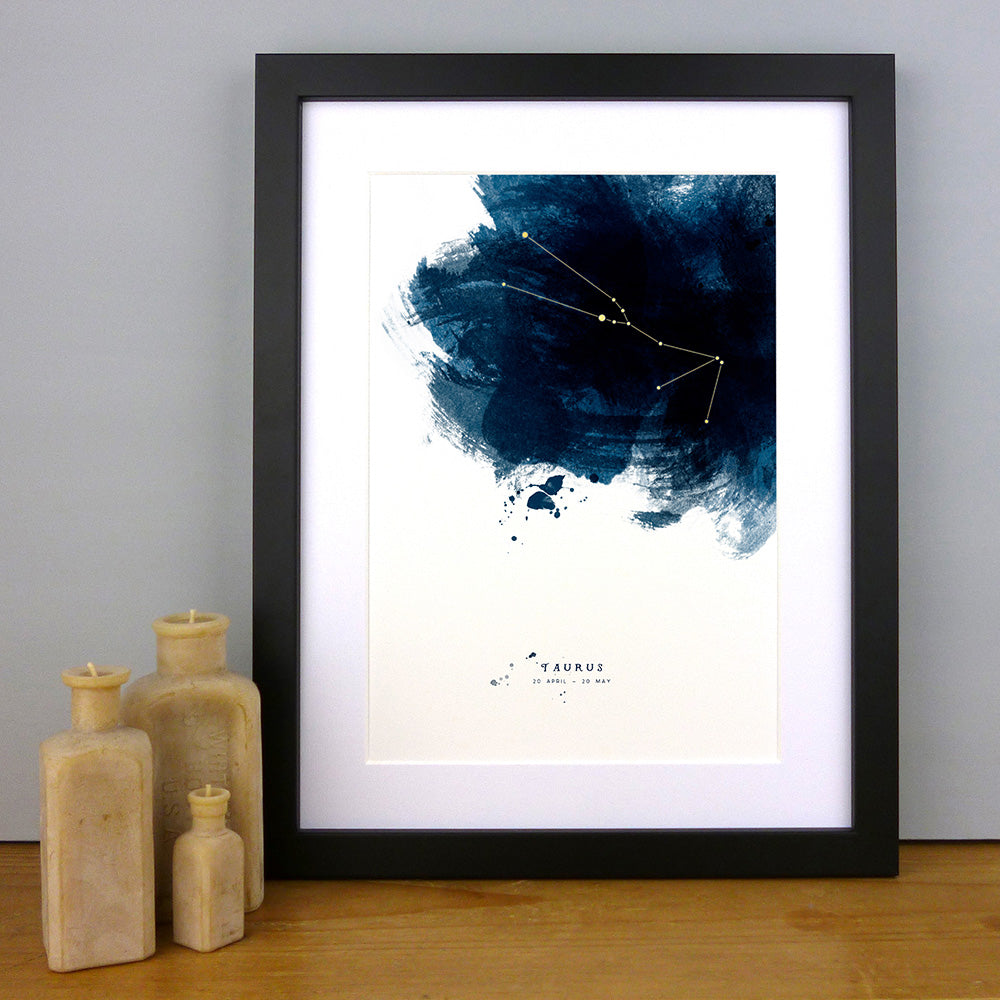 Taurus Constellation Print by Dig The Earth