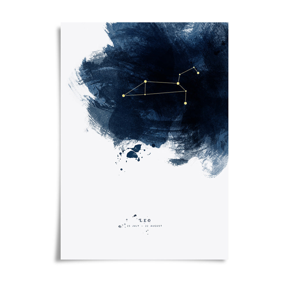 Leo Constellation Print by Dig The Earth