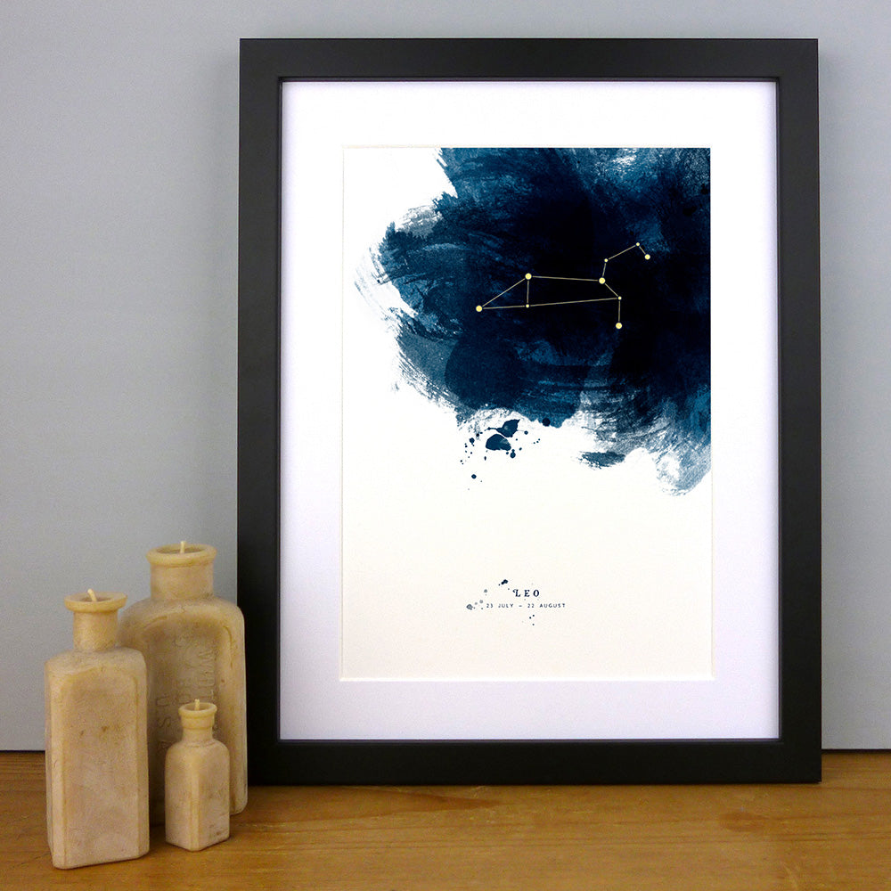 Leo Constellation Print by Dig The Earth