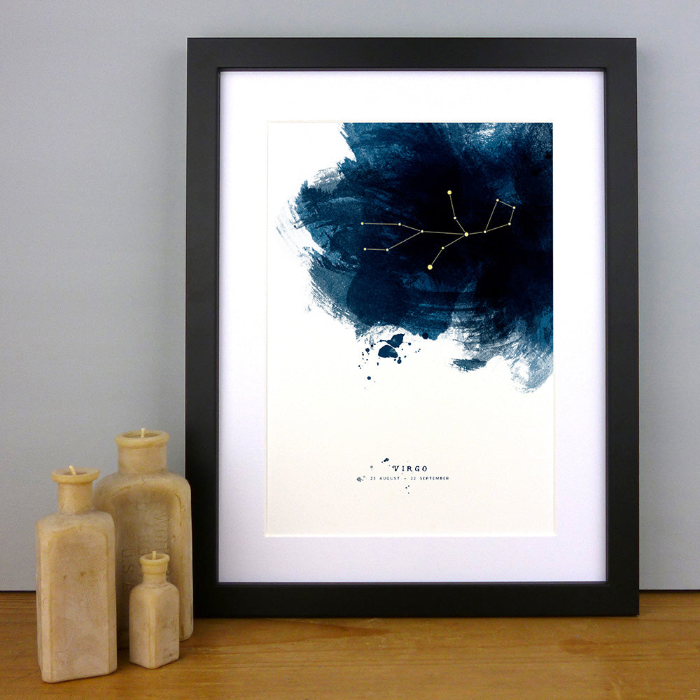 Virgo Constellation Print by Dig The Earth