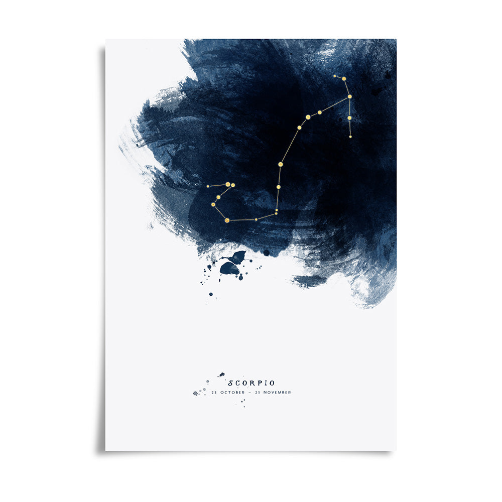 Scorpio Constellation Print by Dig The Earth