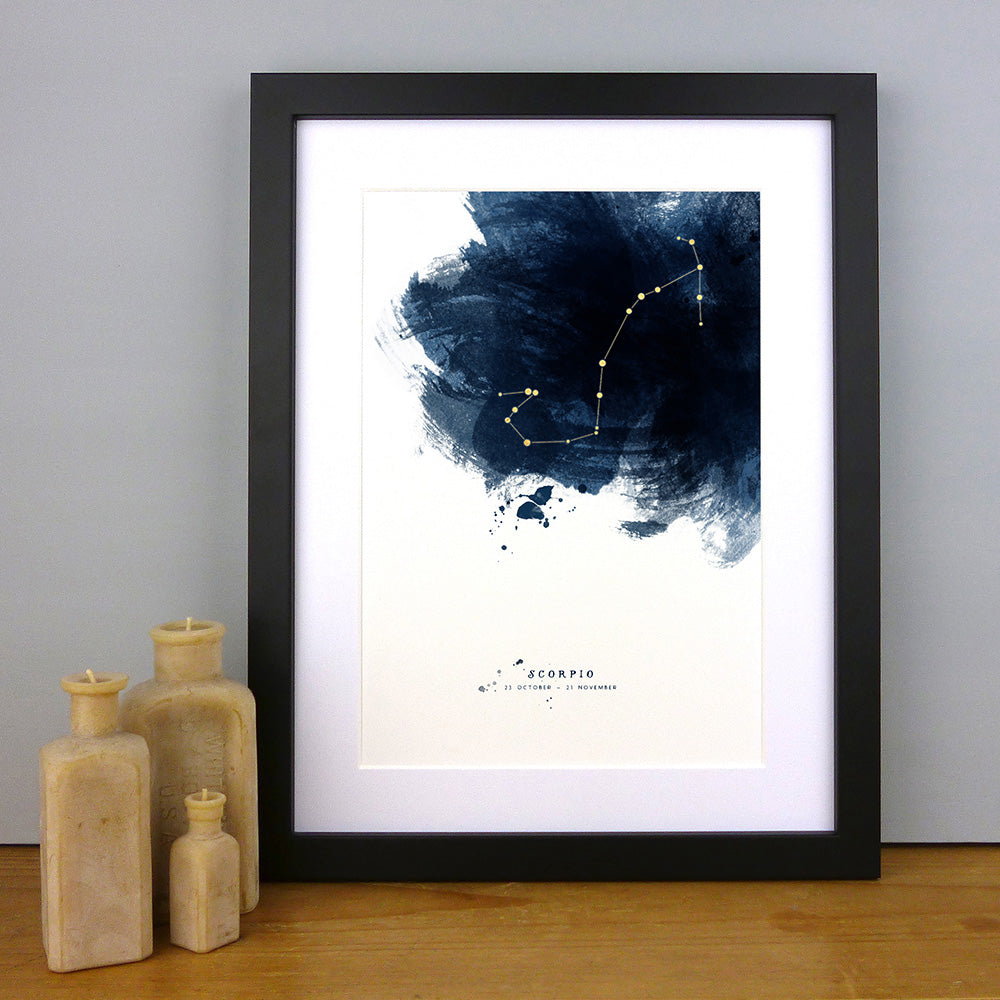 Scorpio Constellation Print by Dig The Earth