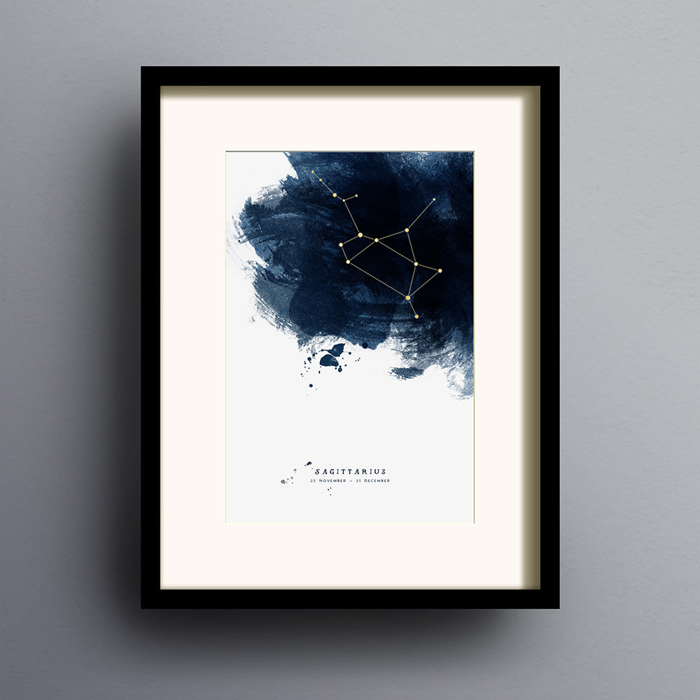 Sagittarius Constellation Print by Dig The Earth