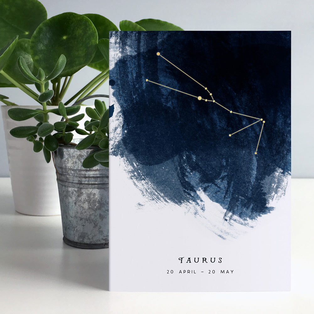 Taurus Constellation Greeting Card by Dig The Earth