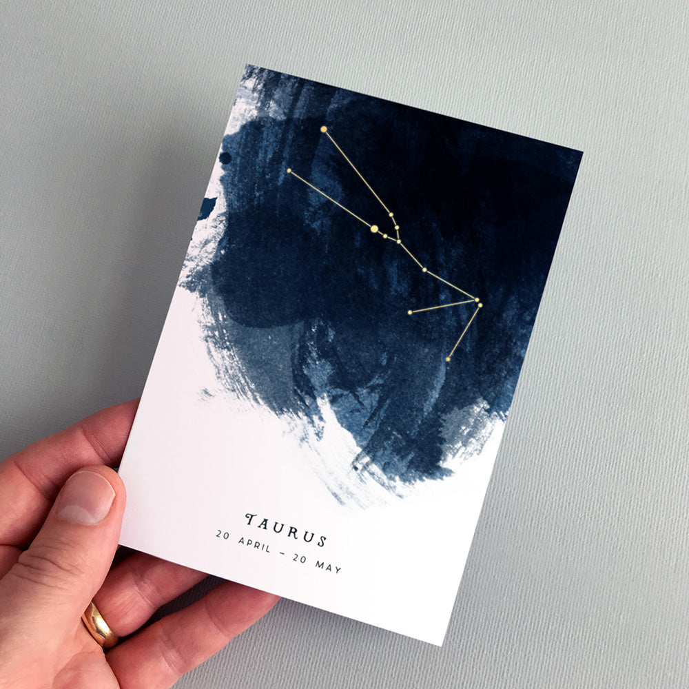 Taurus Constellation Greeting Card by Dig The Earth