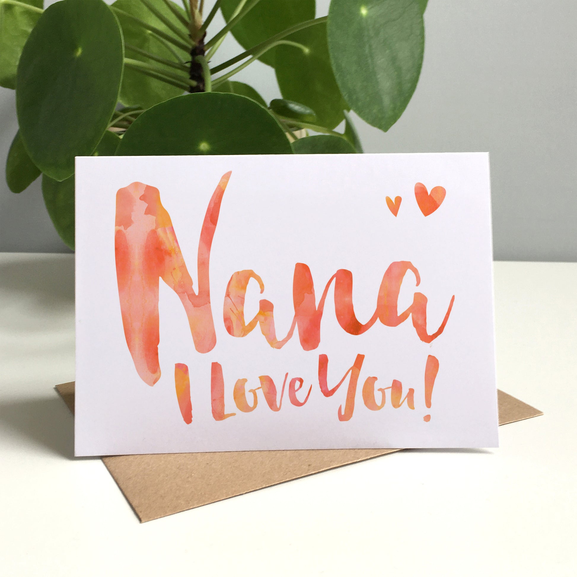 Nana I Love You Greeting Card by Dig The Earth