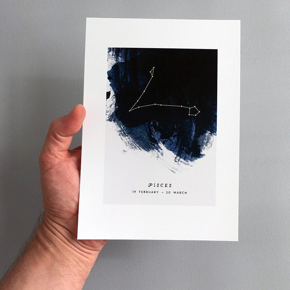 Zodiac Mini Print by Dig The Earth