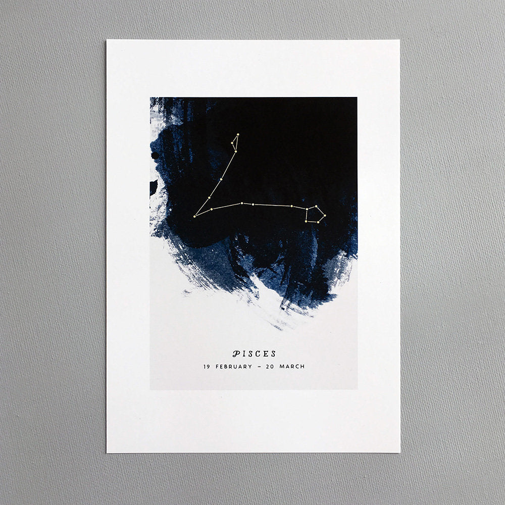 Zodiac Constellation Mini Art Print